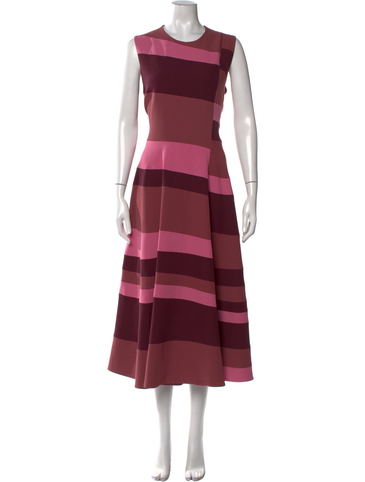 Roksanda Striped Long Dress