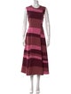 Roksanda Striped Long Dress