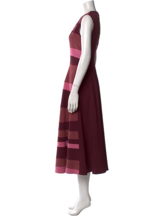 Roksanda Striped Long Dress