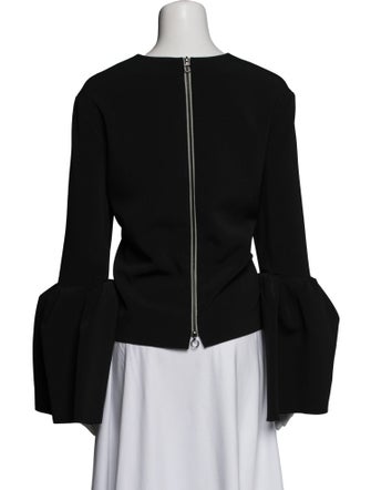 Roksanda Crew Neck Long Sleeve Top