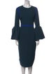Roksanda Crew Neck Midi Length Dress
