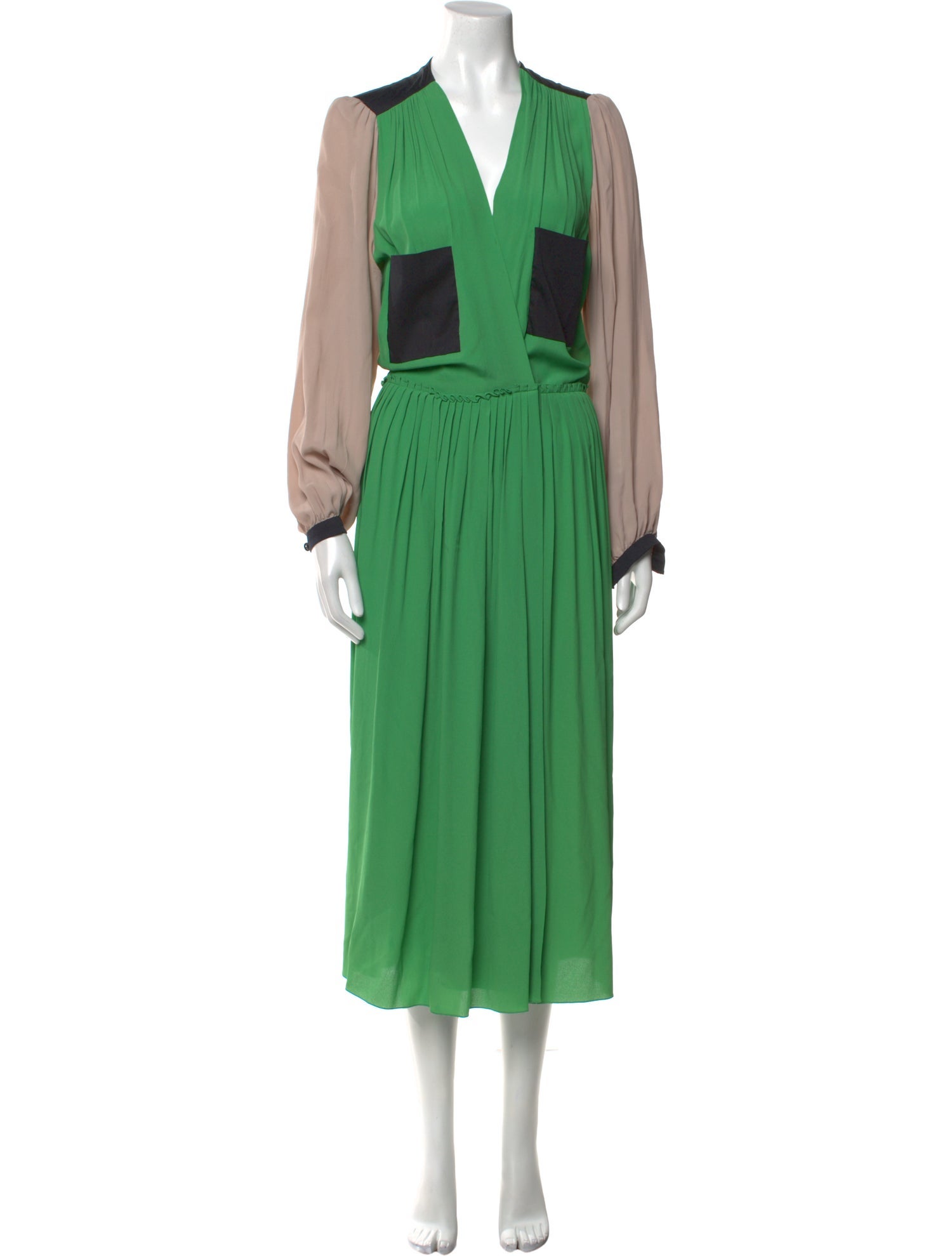 Roksanda V-Neck Midi Length Dress