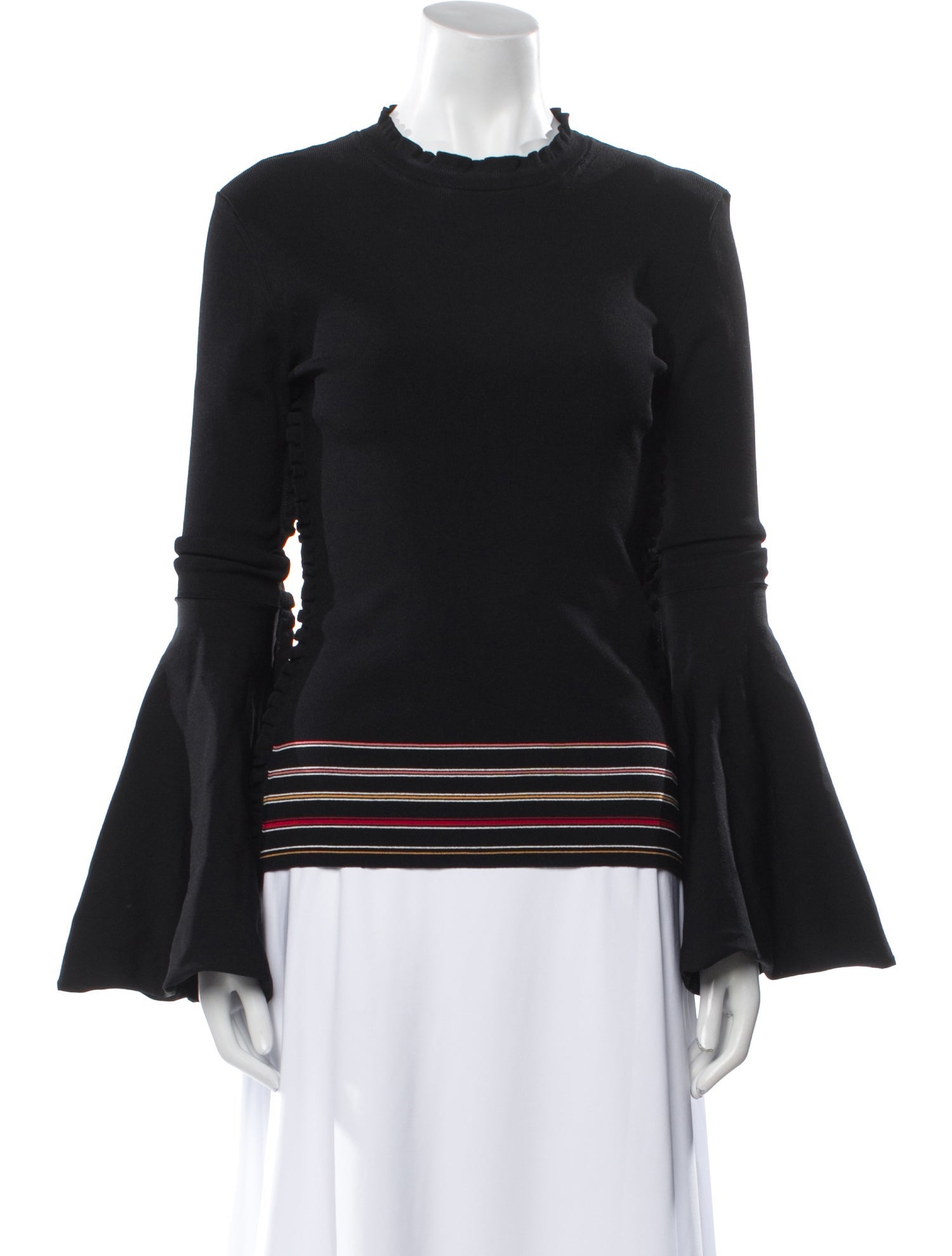 Roksanda Mock Neck Long Sleeve Sweatshirt