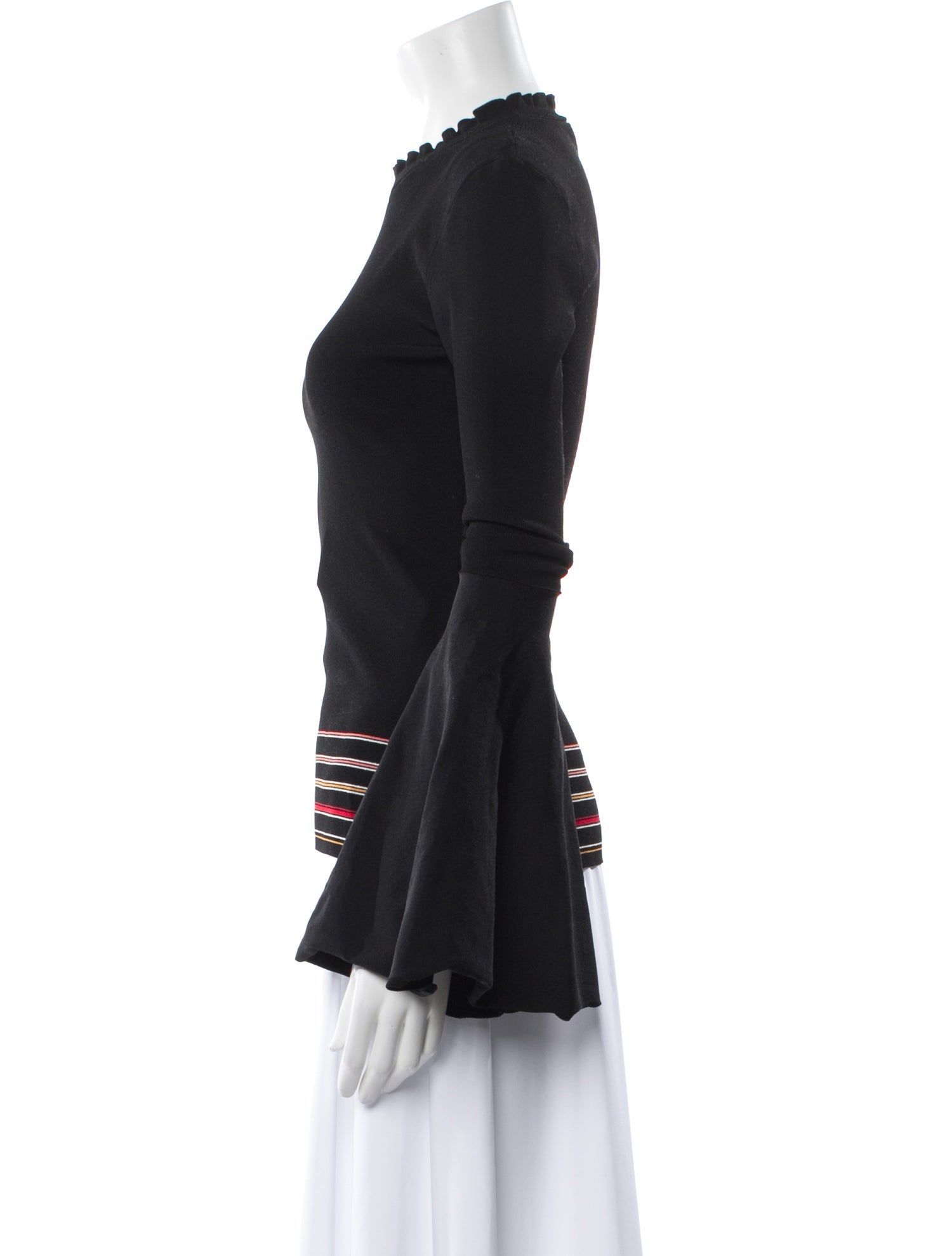 Roksanda Mock Neck Long Sleeve Sweatshirt