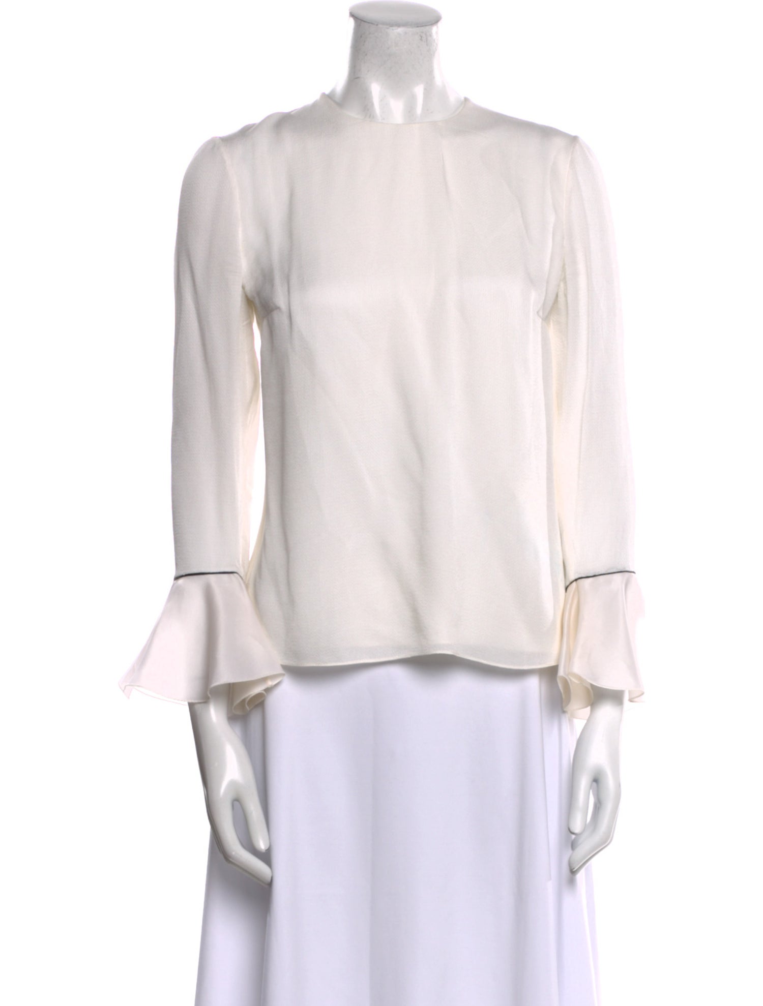 Roksanda Silk Crew Neck Blouse
