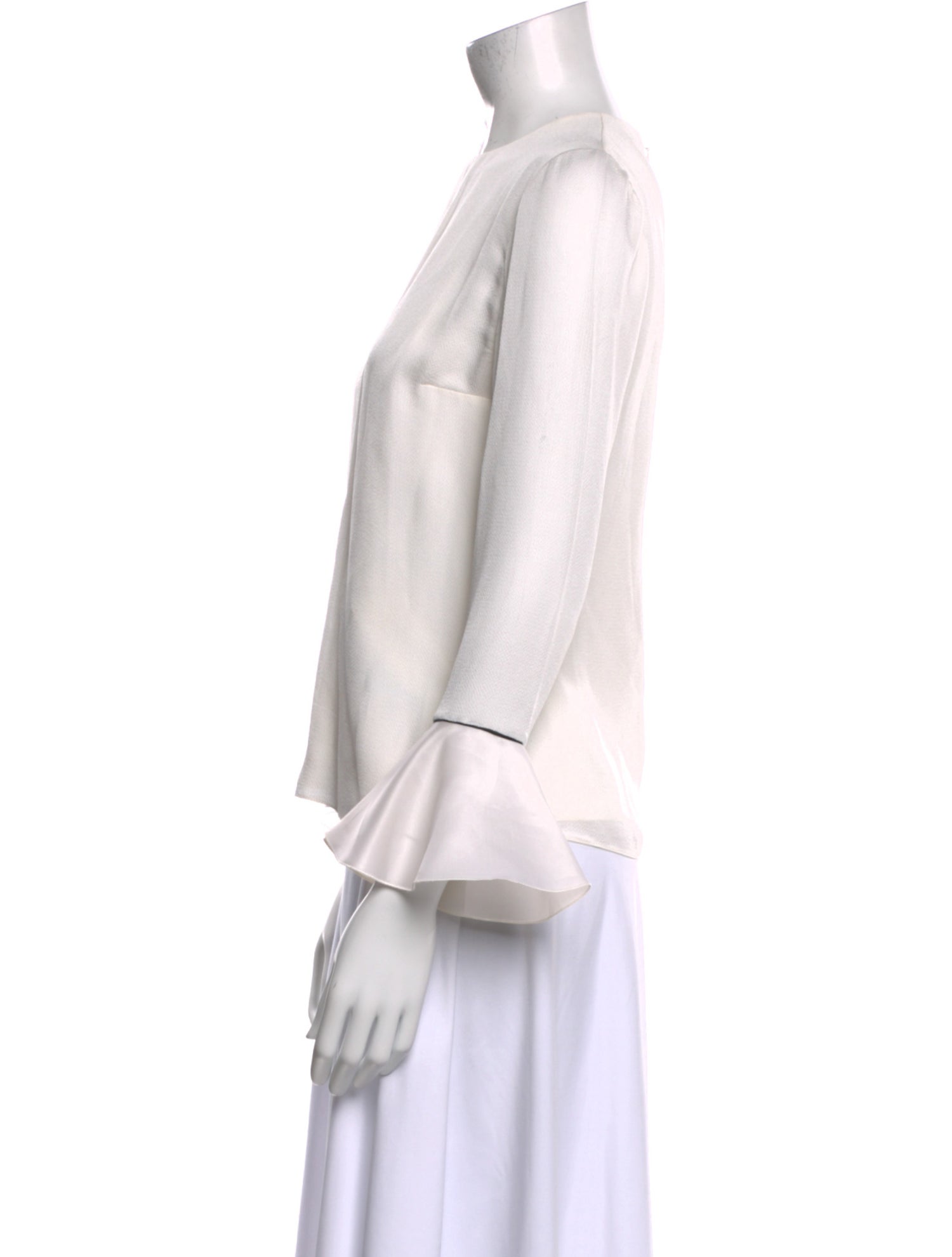 Roksanda Silk Crew Neck Blouse