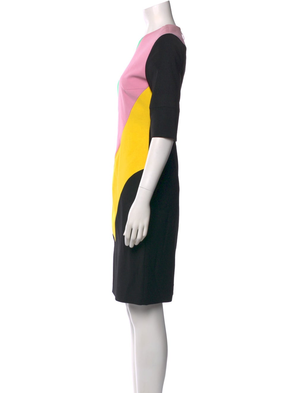 Roksanda Colorblock Pattern Knee-Length Dress - image 2