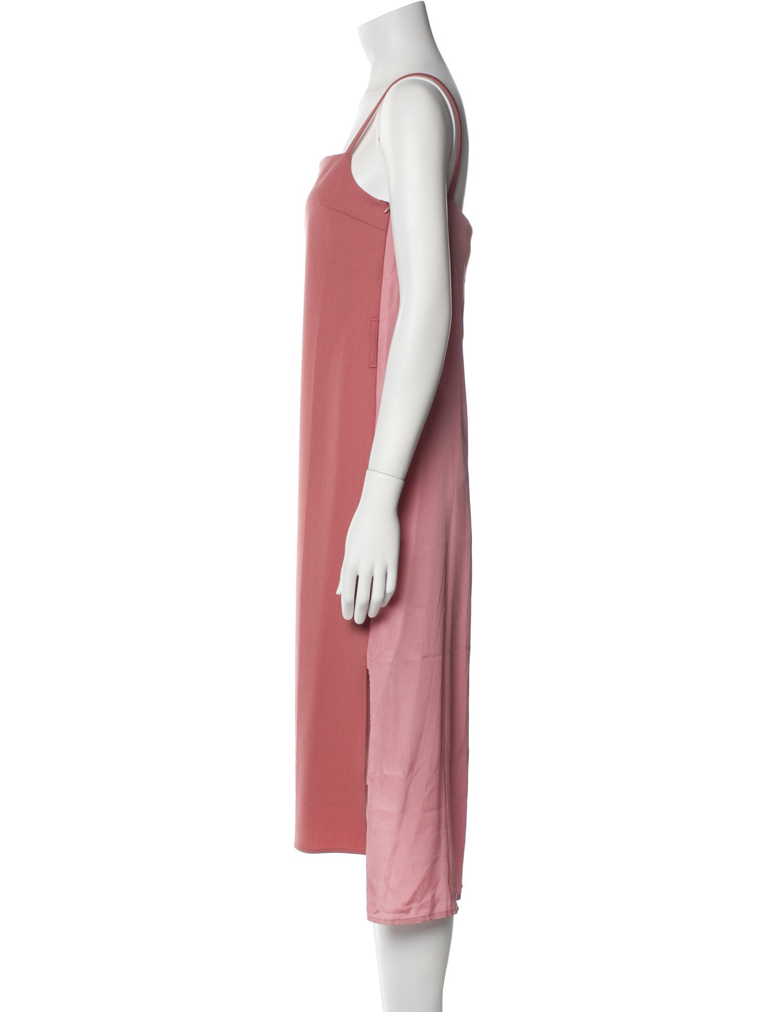 Rokh Square Neckline Midi Length Dress