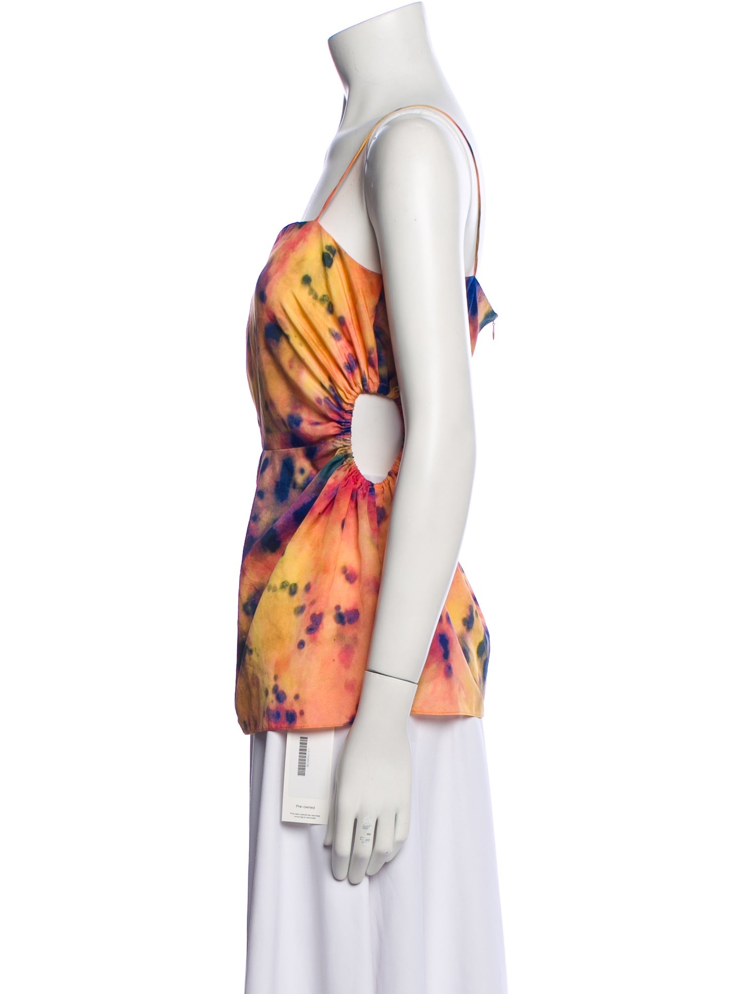 Rokh Printed Square Neckline Top