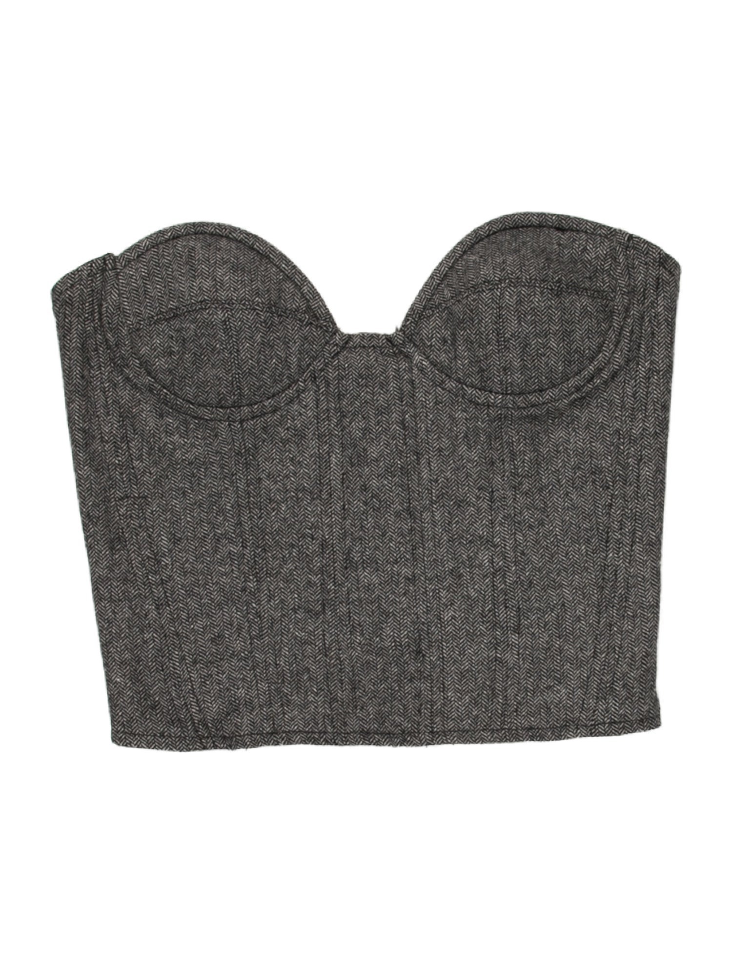 Rokh Strapless Crop Top