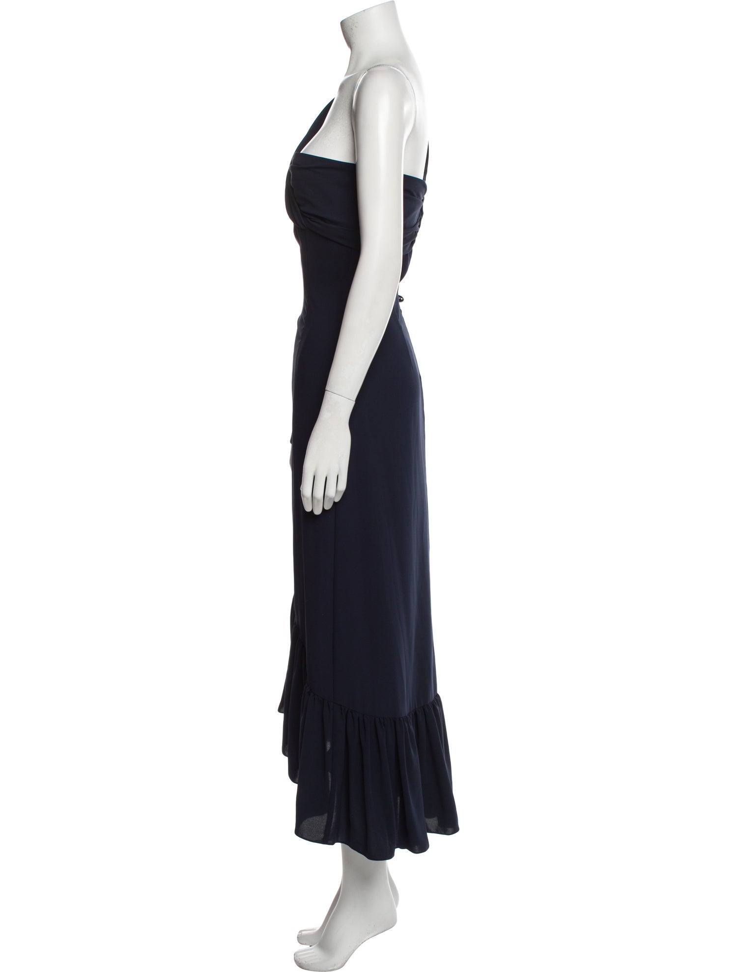 Rokh One-Shoulder Long Dress