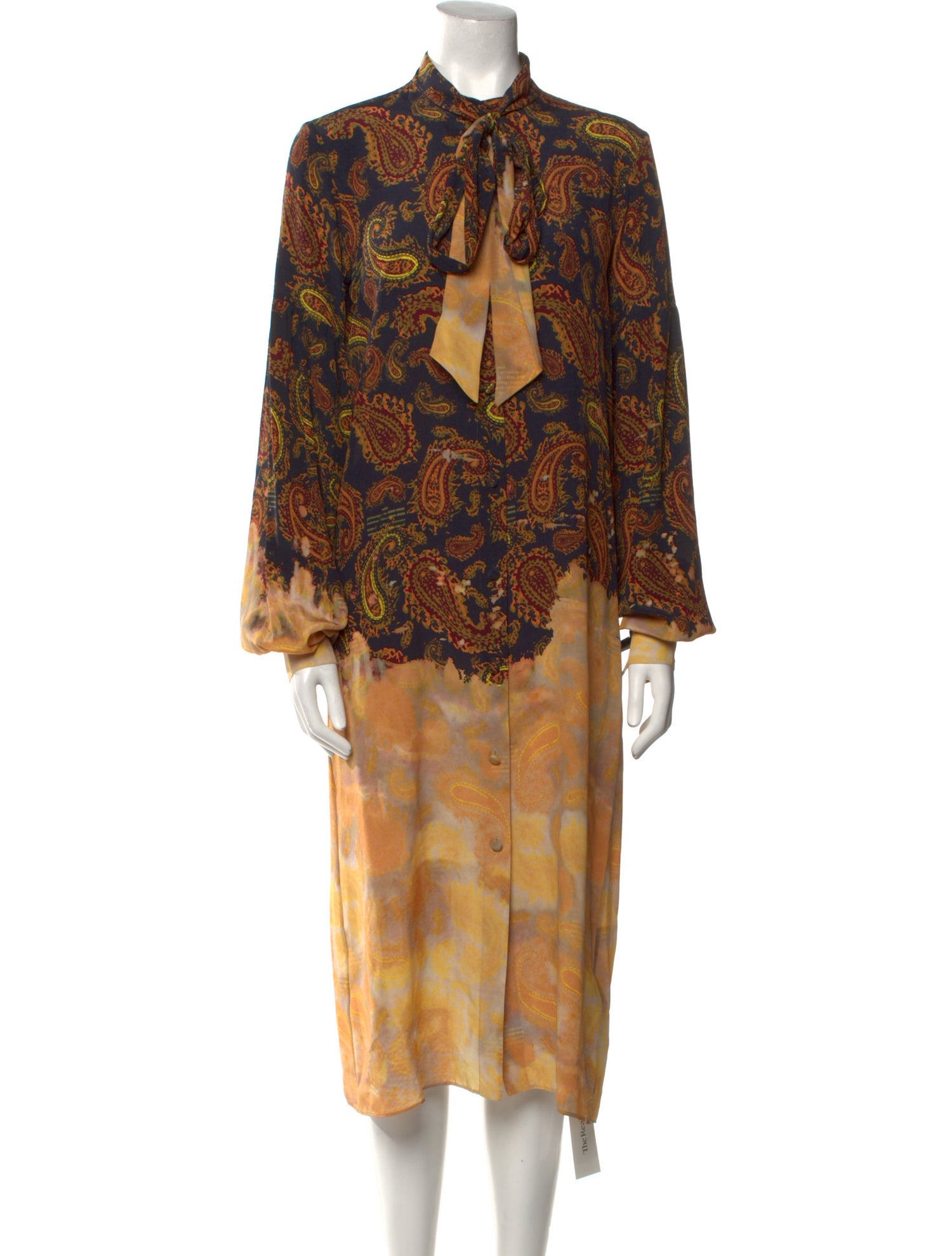 Rokh Silk Midi Length Dress