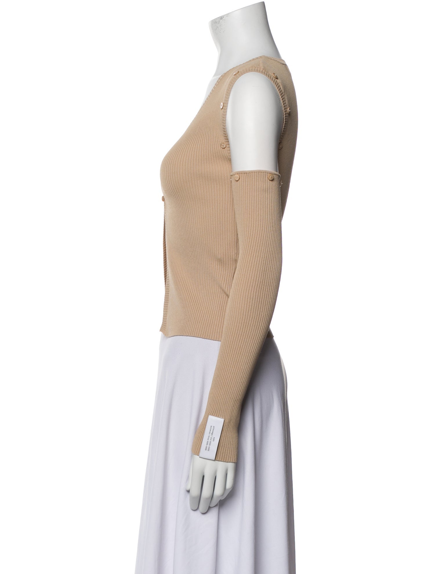 Rokh V-Neck Long Sleeve Crop Top