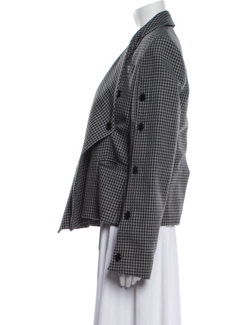 Rokh Plaid Print Blazer