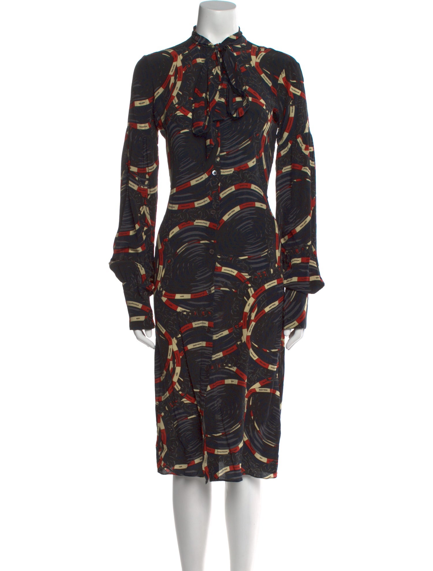 Rokh Silk Midi Length Dress