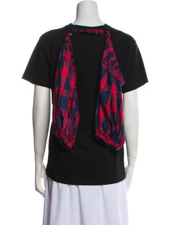 Rokh Graphic Print Crew Neck T-Shirt