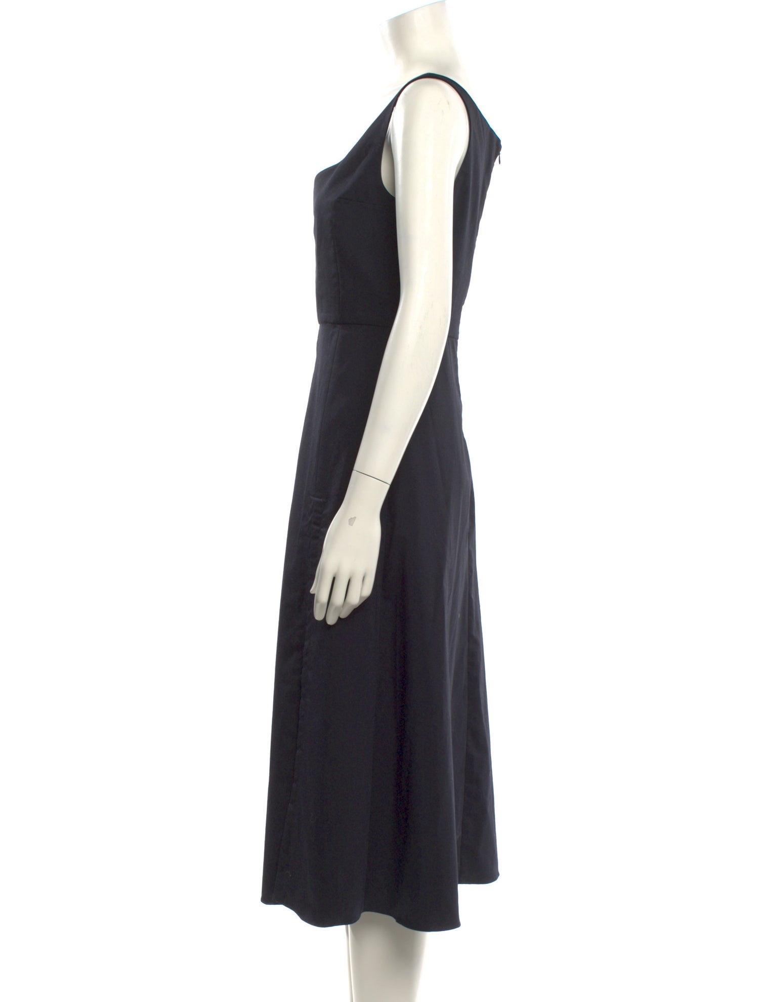 Rokh V-Neck Midi Length Dress
