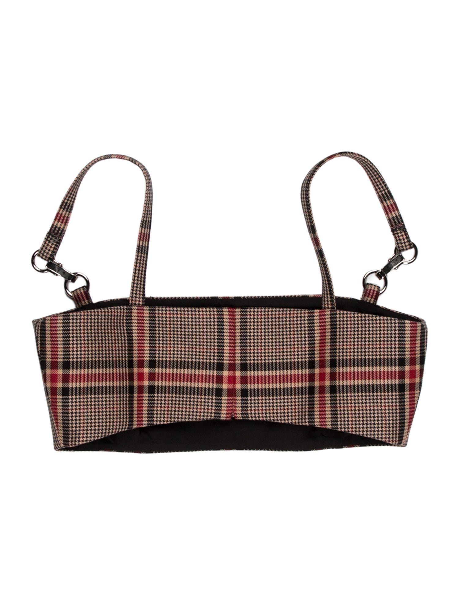 Rokh Plaid Print Sleeveless Top