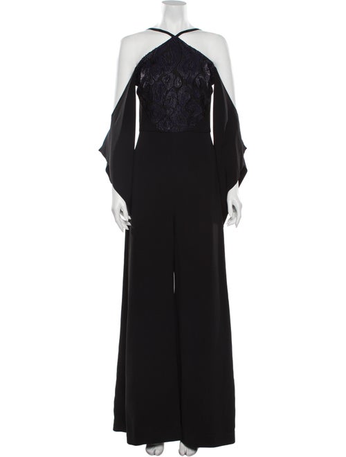 Roland Mouret Halterneck Jumpsuit Black