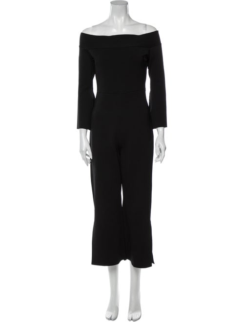 Roland Mouret Off-The-Shoulder Jumpsuit Black