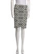 Roland Mouret Animal Print Knee-Length Skirt