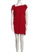 Roland Mouret Square Neckline Short Sleeve Tunic