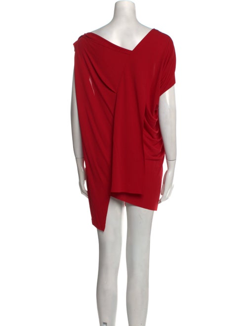 Roland Mouret Square Neckline Short Sleeve Tunic