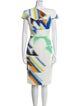 Roland Mouret Printed Midi Length Dress