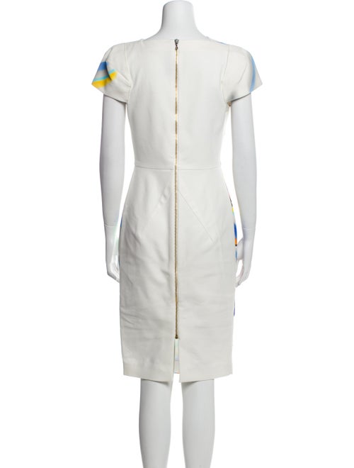 Roland Mouret Printed Midi Length Dress