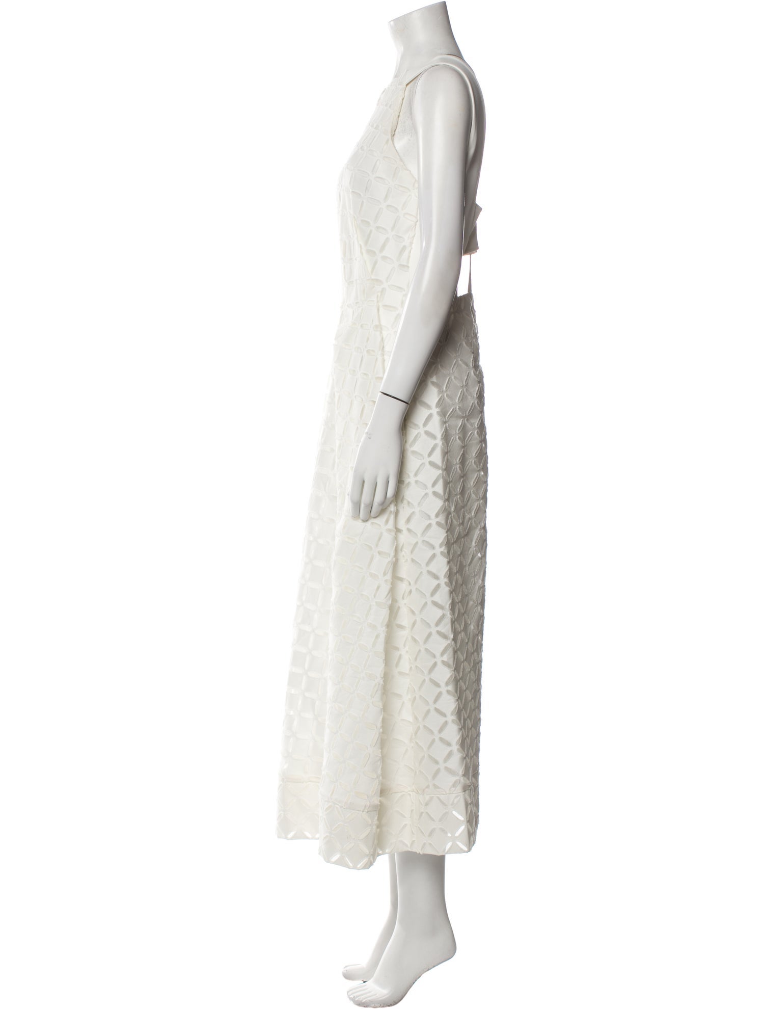 Roland Mouret Crew Neck Long Dress