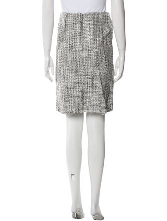 Roland Mouret Tweed Pattern Knee-Length Skirt