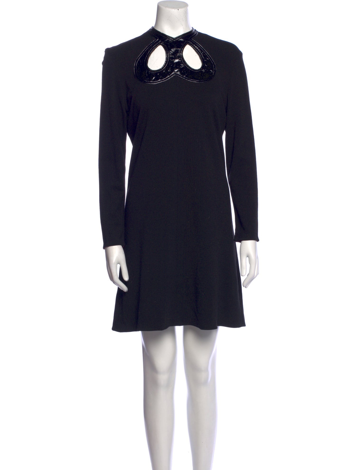 Roland Mouret Mock Neck Mini Dress