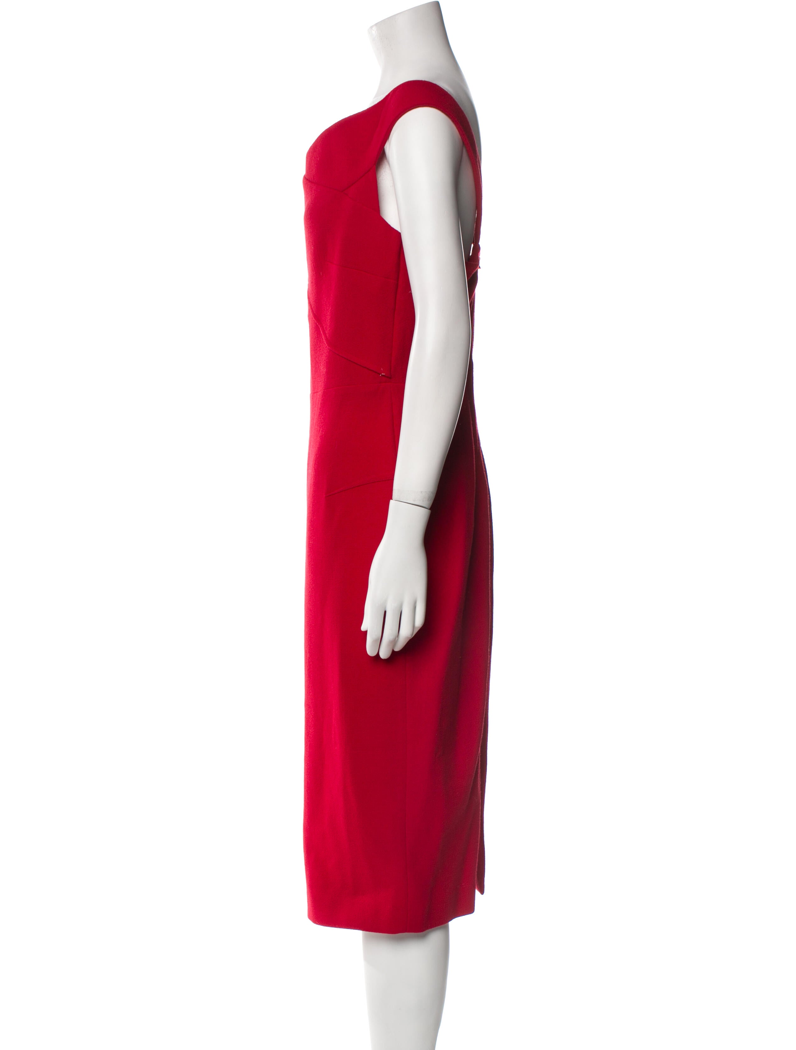 Roland Mouret Wool Midi Length Dress