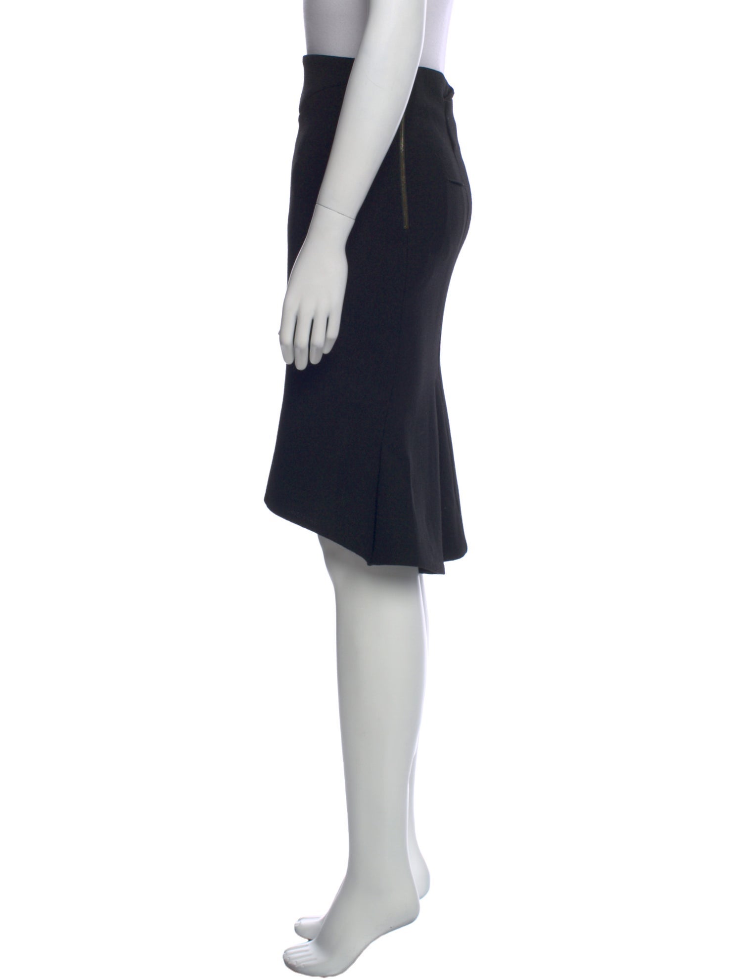 Roland Mouret Wool Knee-Length Skirt