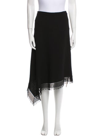 Roland Mouret Wool Midi Length Skirt