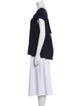 Roland Mouret Wool One-Shoulder Tunic