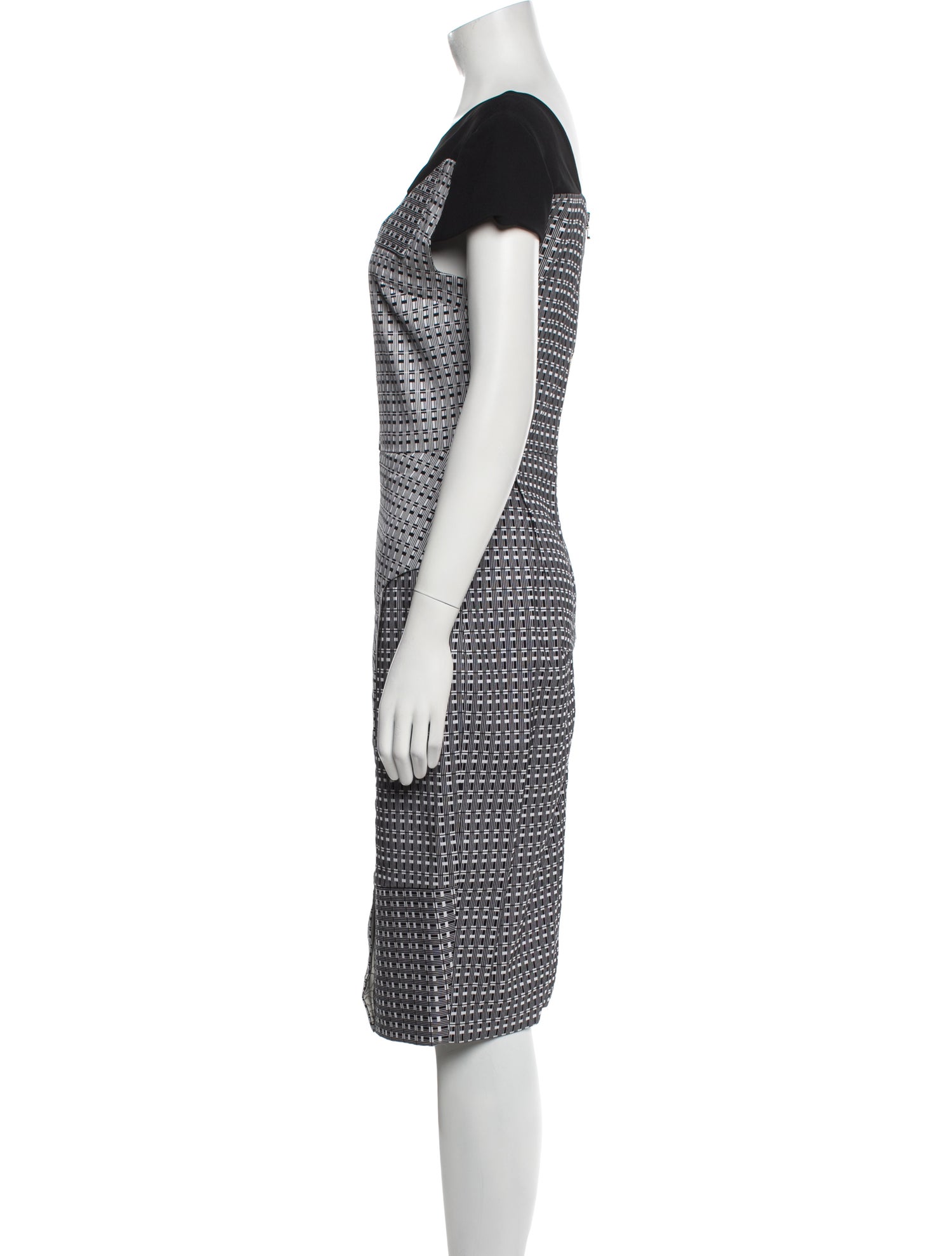 Roland Mouret Printed Midi Length Dress