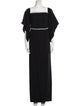 Roland Mouret Square Neckline Long Dress