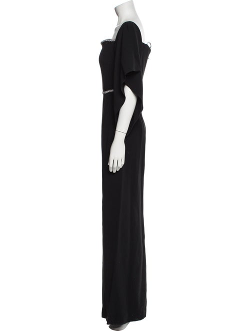 Roland Mouret Square Neckline Long Dress