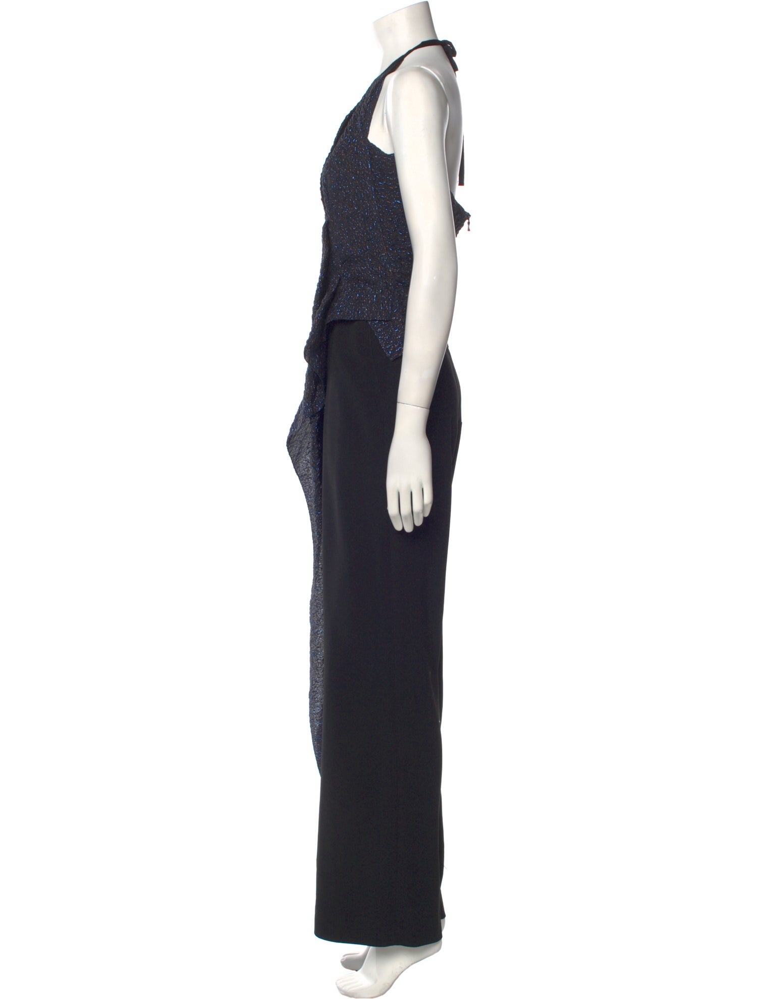 Roland Mouret Nylon Crew Neck Jumpsuit