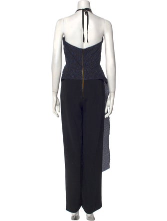 Roland Mouret Nylon Crew Neck Jumpsuit