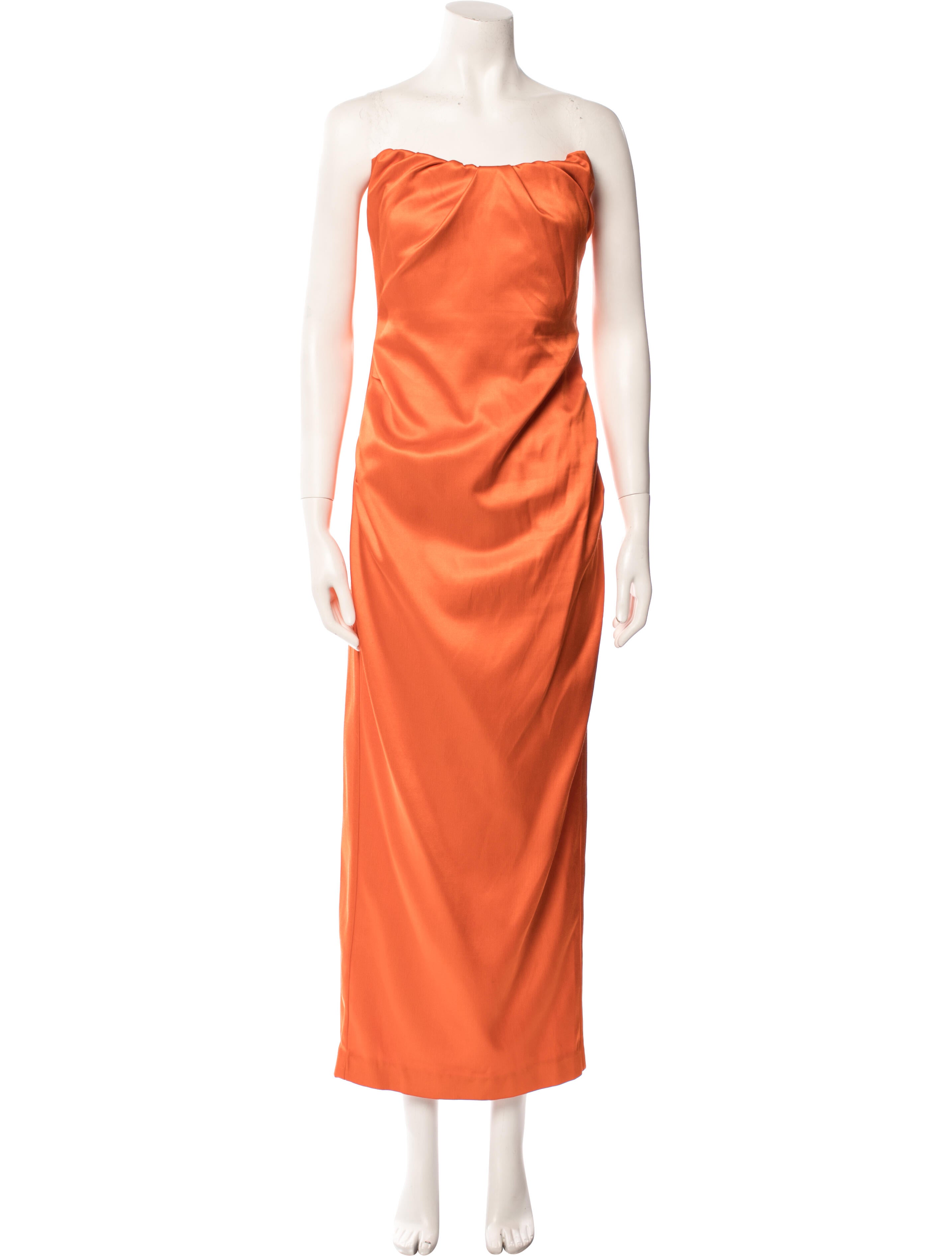Roland Mouret Strapless Long Dress