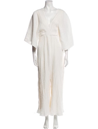 Roland Mouret V-Neck Jumpsuit