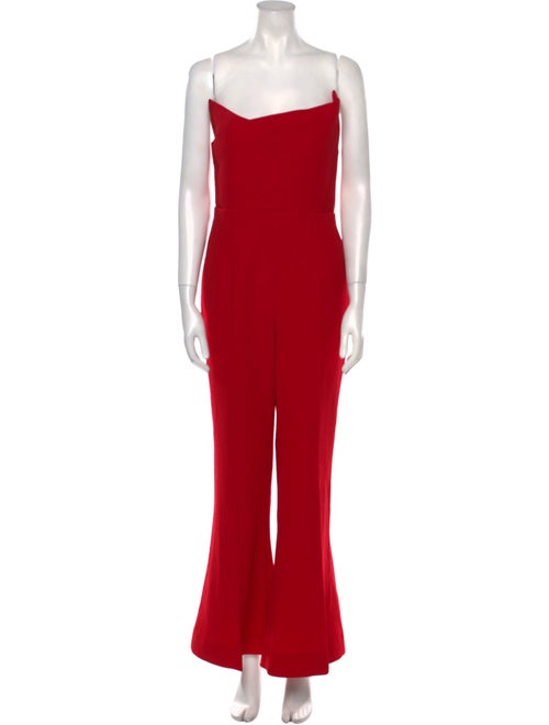 Roland Mouret Wool Strapless Jumpsuit