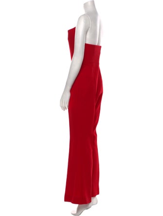 Roland Mouret Wool Strapless Jumpsuit