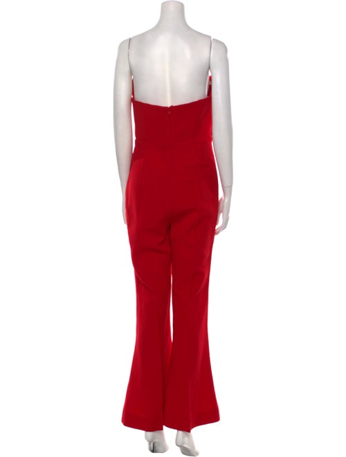 Roland Mouret Wool Strapless Jumpsuit