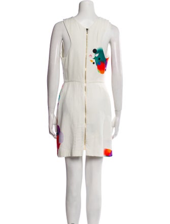 Roland Mouret Printed Mini Dress