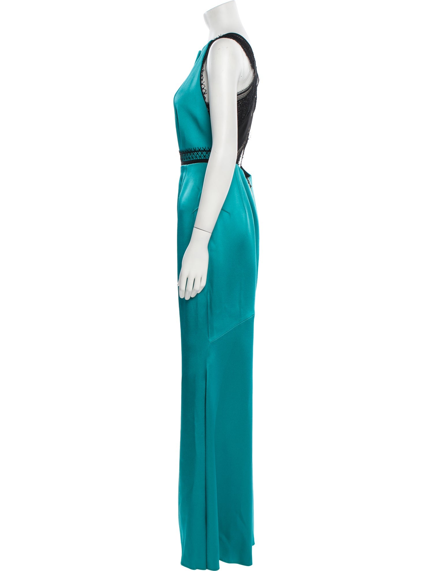 Roland Mouret Crew Neck Long Dress