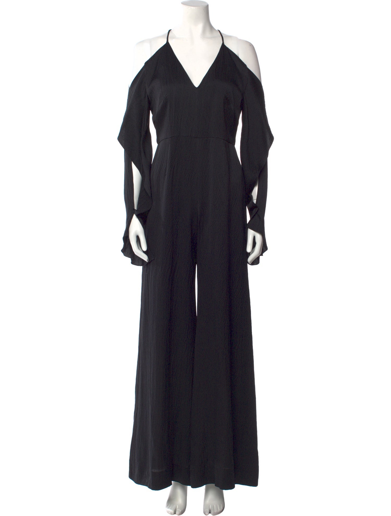Roland Mouret Silk V-Neck Jumpsuit