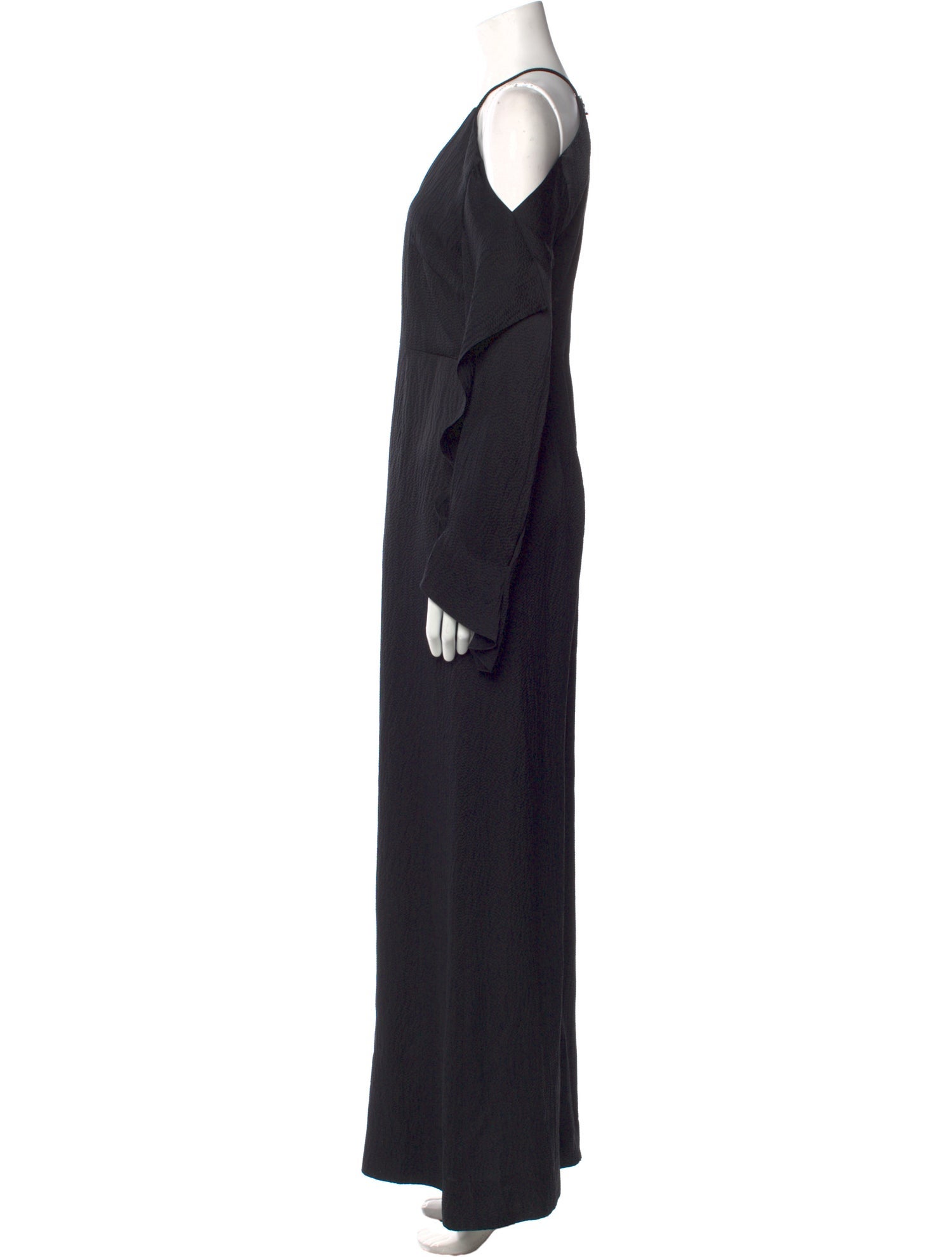 Roland Mouret Silk V-Neck Jumpsuit